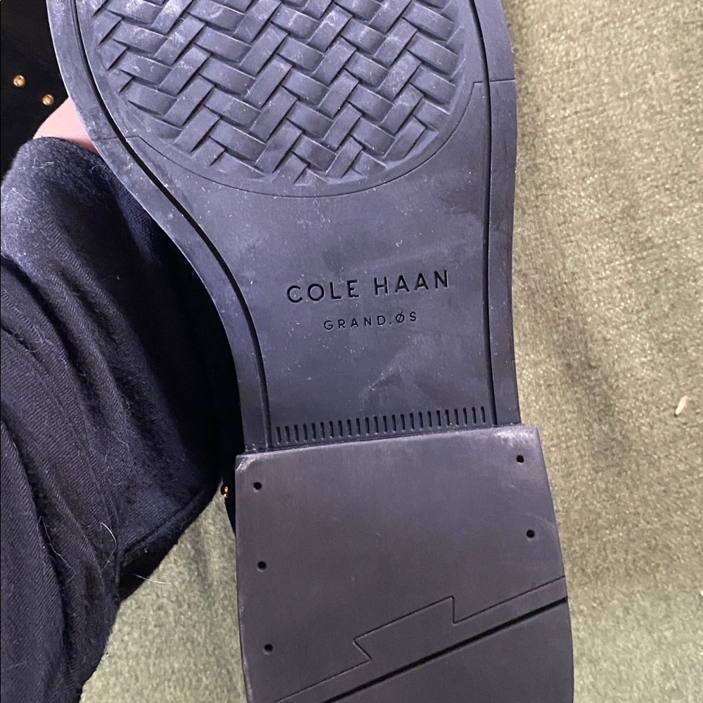 Black Suede Ankle Boots Cole Haan - Picture 4 of 5